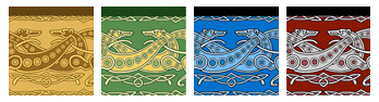 Celtic knot greyhound colorways