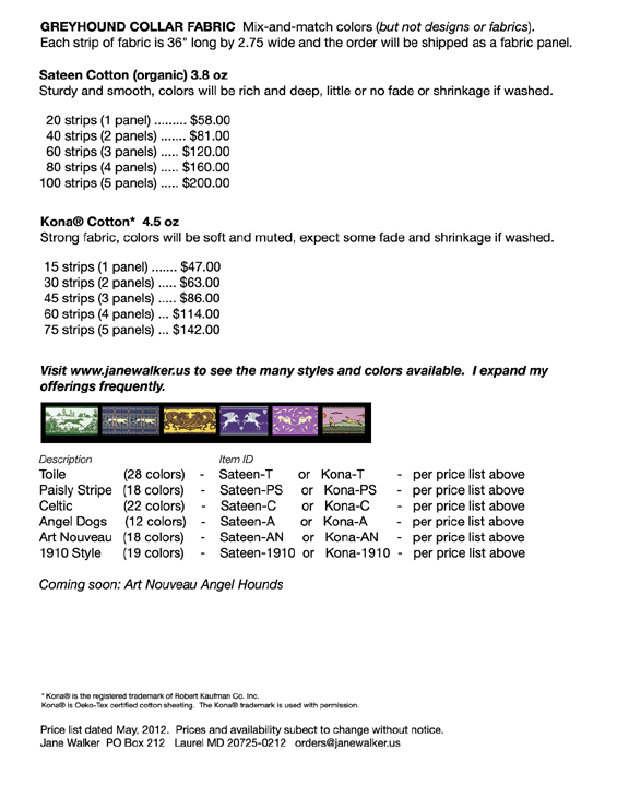 price list page 2