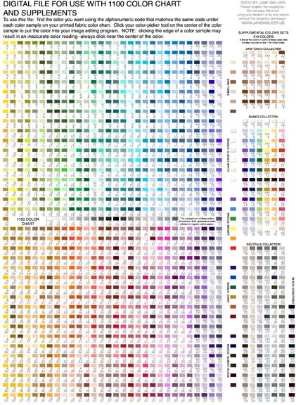 digital color
                  chart