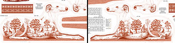 scenic red
                          toile