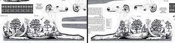 black toile
                          greyhound pillow kit